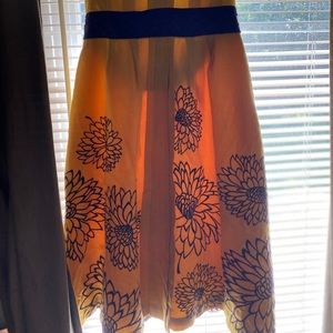 Anthropologie Floreat Natural Sunlight Dress